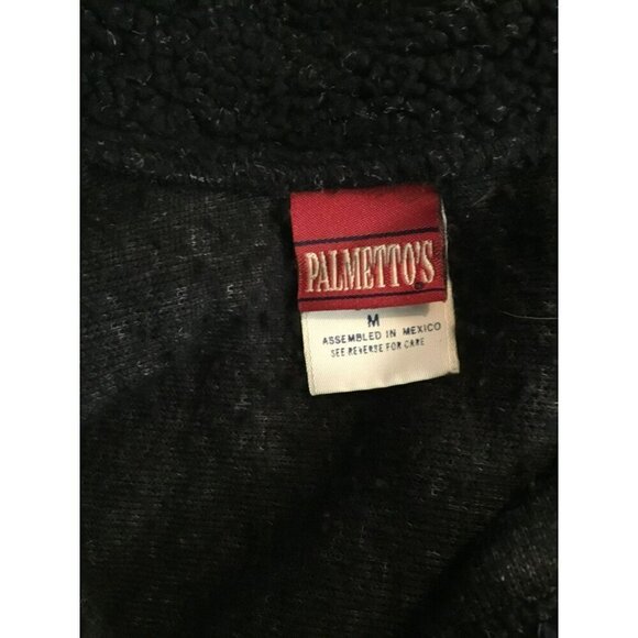 Palmetto's Women's Vintage Collared Cropped Button Front Cozy Jacket Sz Medium - Picture 7 of 9